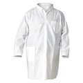 Kleenguard A20 Breathable Particle Protection Lab Coats, Snap Closure/Open Wrists/Pockets, X-Large, White, PK25 KCC 10039